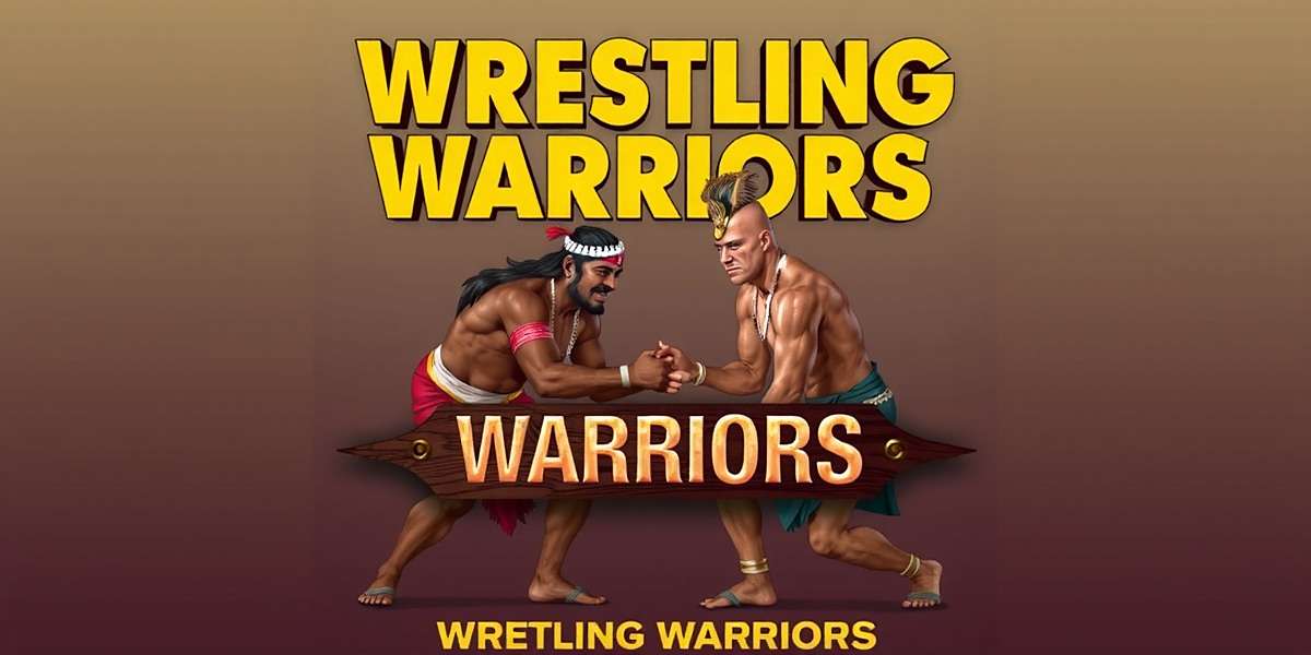 Wrestling Warriors Game Cover Wrestling Warriors game cover featuring Indian wrestlers in traditional attire